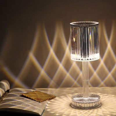 DeskGlow™ Bordlampe i krystalglas