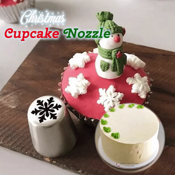 CakeNozzle™ Sæt med Julekonfekt