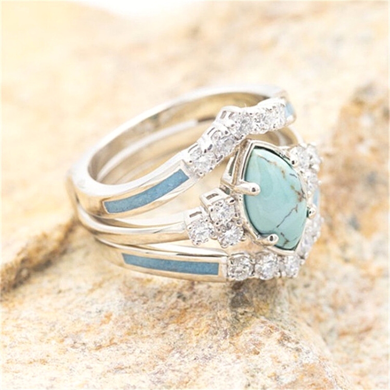 Calmingstone™ Elegant Ring i Turkis - I dag 1+1 gratis