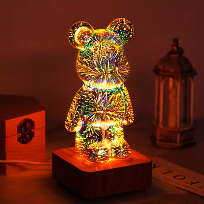 GlowBear™ 3D bjørnelampe | I dag 50% Rabat