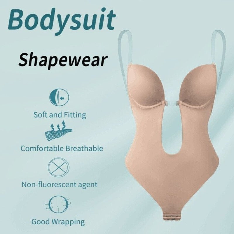 BodyFit™ Usynlig Rygløs Shapewear Body