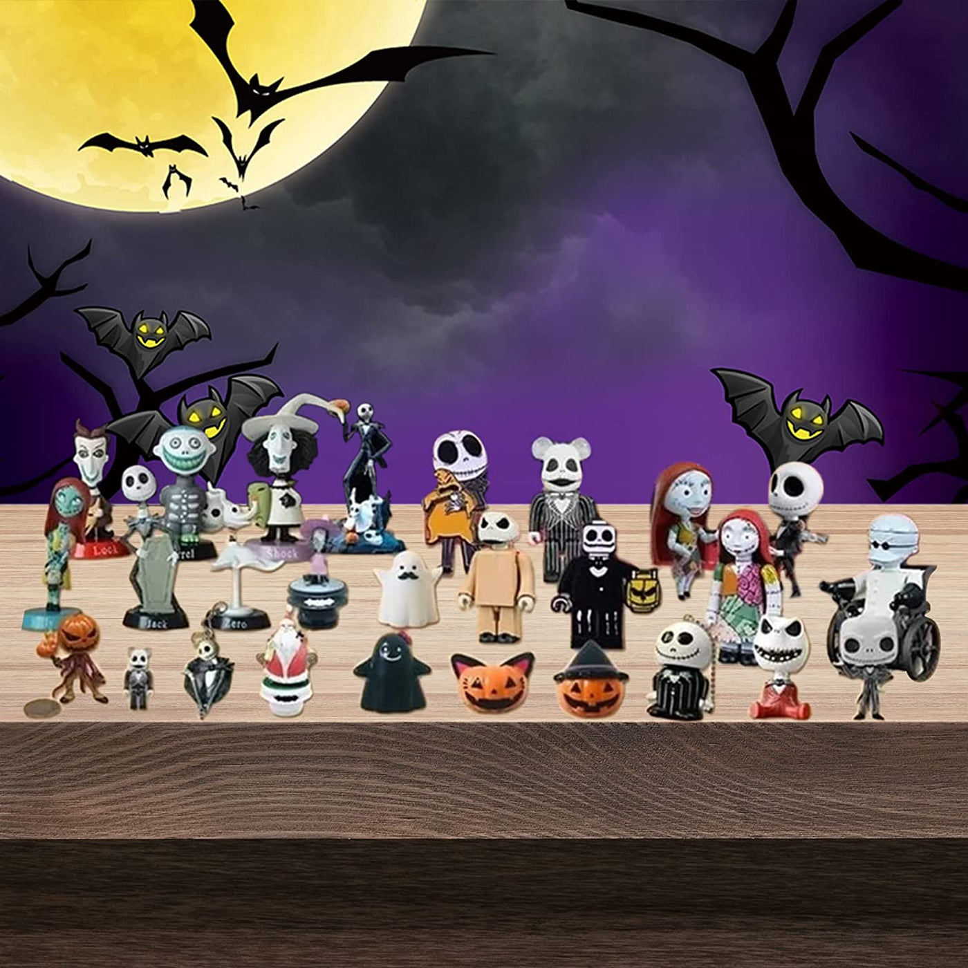 HilowCome™ Halloween-pakkekalender med figurer
