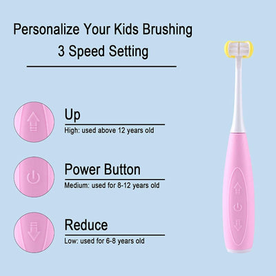 SmartBrush™ Kids 3-sidet Elektrisk Tandbørste