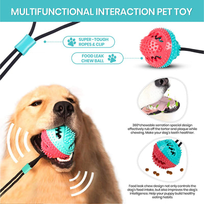 ChewBite™ Silikone Tug Interactive Dog Ball