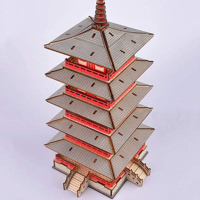 BuildCraft™ Kinesisk Tempelpuslespil i Træ