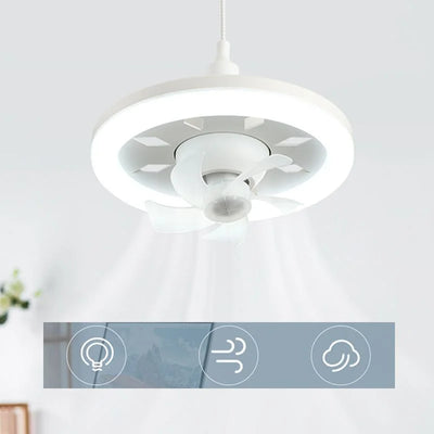 ZenBlow™️ LED Loftslampe med 360° Ventilator der Drejer