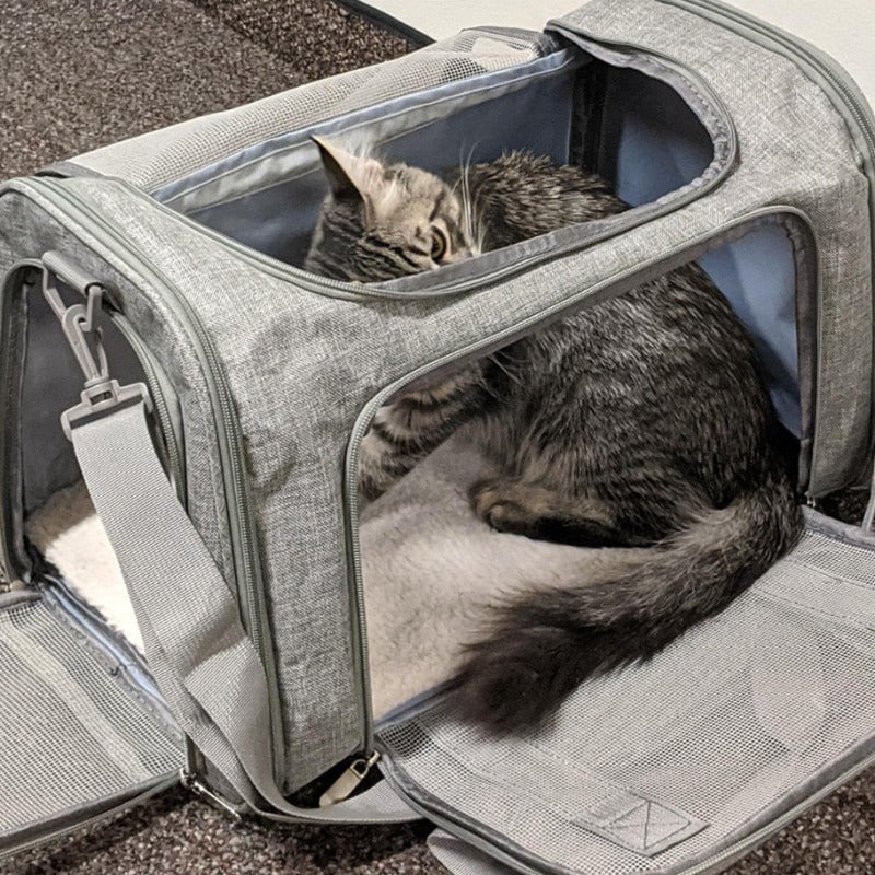Pet-Travel™ Godkendt Rejsetaske til Katte