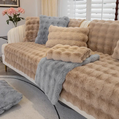 PlushyCover™ - Luksus Sofabetræk | Behageligt og Blødt