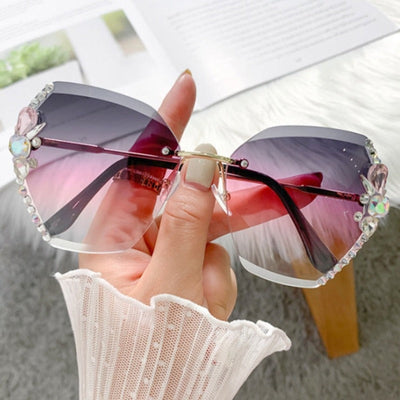 FashiGlass™ Kantløse Solbriller Til Kvinder