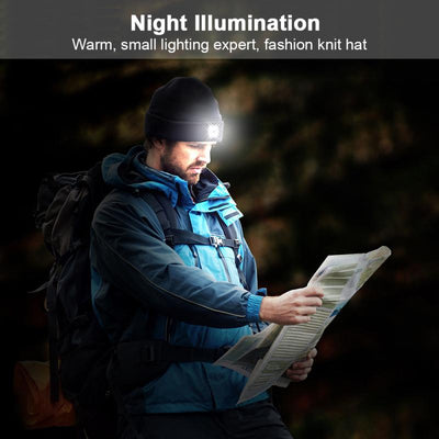 LightBeanie™ Strikket LED-hue