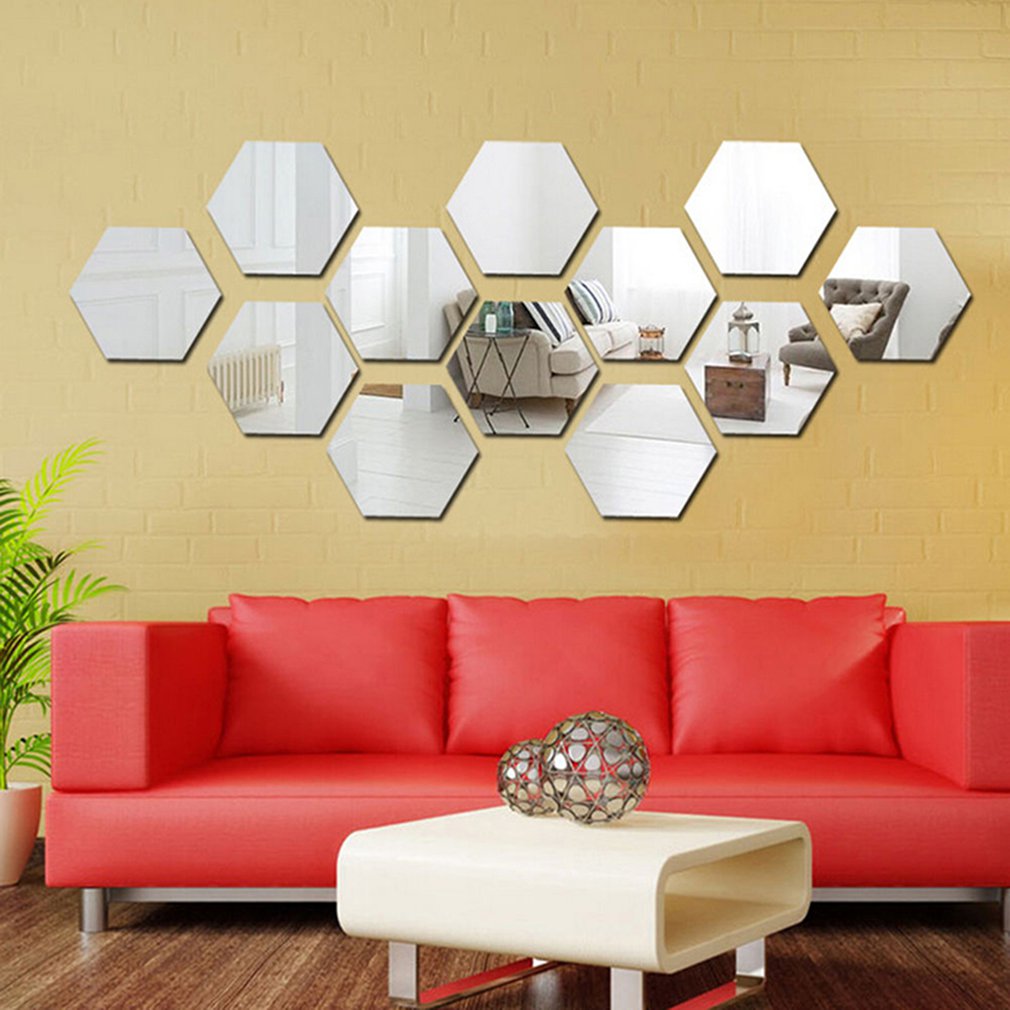 Hexagon-spejl™️ | Selvklæbende spejl
