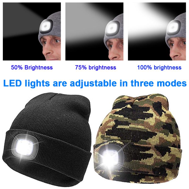 LightBeanie™ Strikket LED-hue