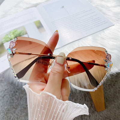 FashiGlass™ Kantløse Solbriller Til Kvinder