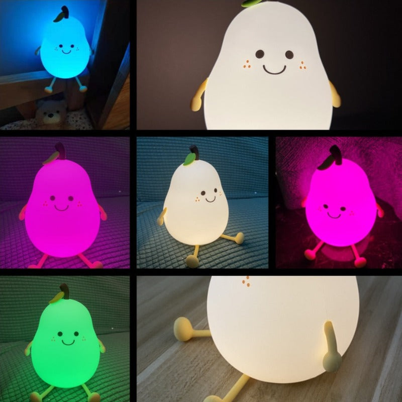 GlowTouch™ Pæreformet LED natlampe