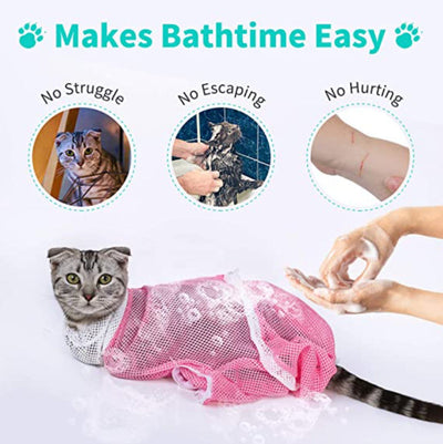 FurBath™ Badepose til at bade katte | I dag 1+1 gratis