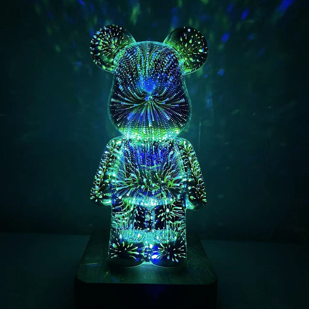 GlowBear™ 3D bjørnelampe | I dag 50% Rabat