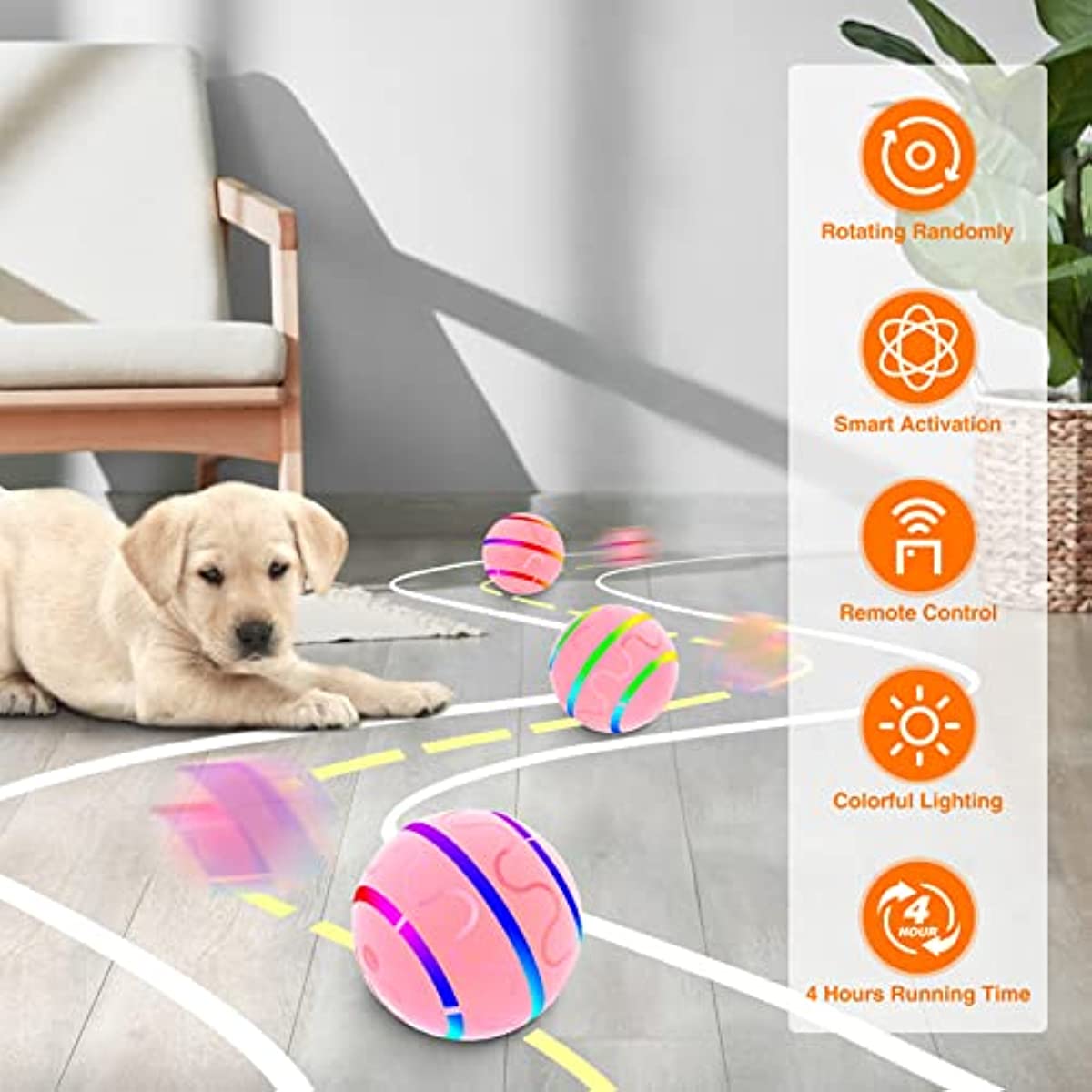 AutoRoll™ Smart interaktiv bold til hunde