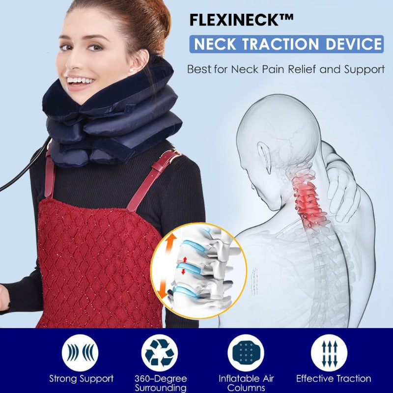 FlexiNeck™ oppustelig nakkestrækker