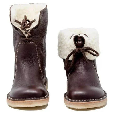 VintageBoots™ Bløde, Vandtætte Støvler med Uldfor