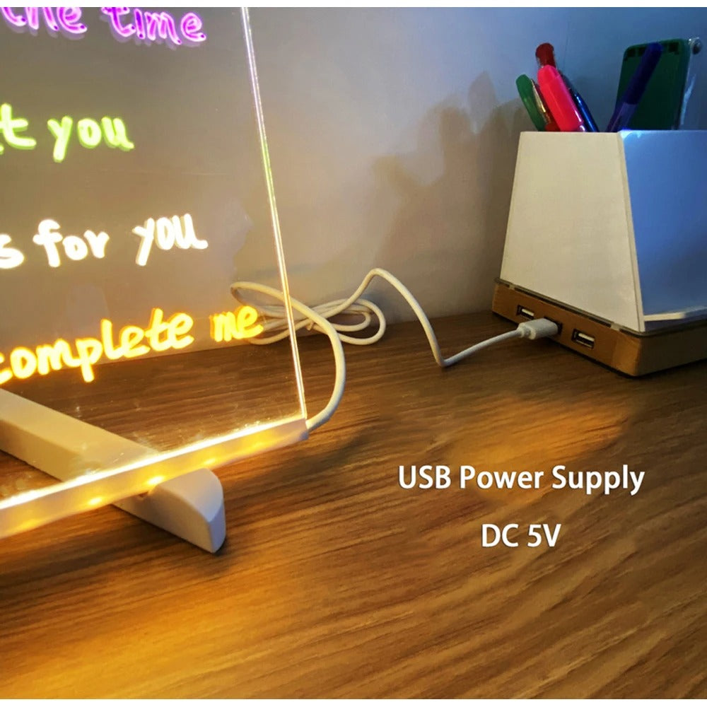 LumiBoard™ USB LED Whiteboard (med 7 tuscher)
